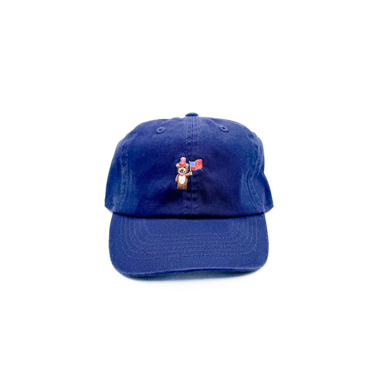 Tiny Patriotic Bear Baseball Hat
