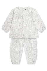 KIDS BALLOON PJ SET | LILAC FLORAL MUSLIN