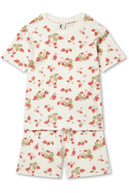 KIDS SHORTIE PYJAMA SET | STRAWBERRY