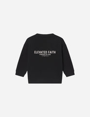 Kingdom Club Black Kids Crewneck