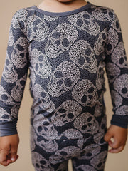 Bamboo Two Piece Set | Leopard Skull