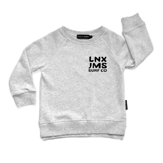 LNX JMS SURF CO SWEATSHIRT - ASH GREY