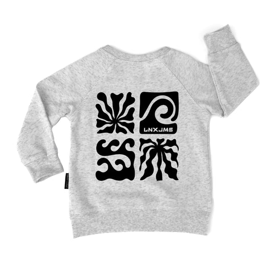 LNX WAVE SWEATSHIRT - ASH GREY