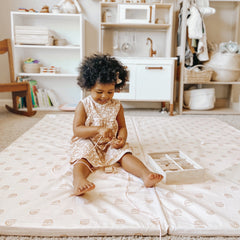 Imperfect | Rainbow Peach Organic Cotton Mat