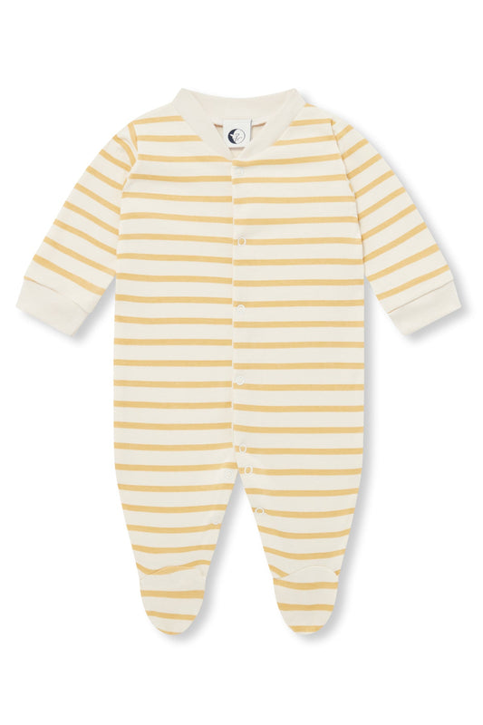 BABY SLEEPSUIT | CARAMEL BRETON