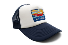 Michigan Postcard Trucker Hat