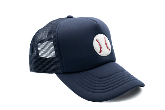 Baseball Patch Trucker Hat
