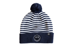 Smiley Pom Pom Hat