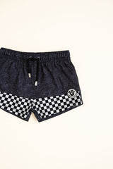 ACID WASH MIDNIGHT CHECK SWIMMIE