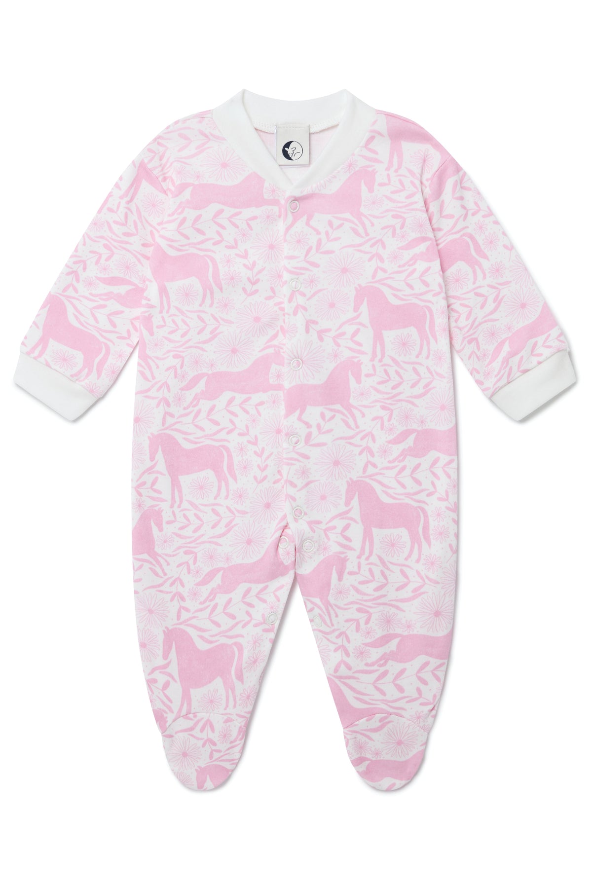 BABY SLEEPSUIT | PINK PONY