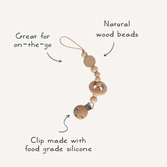Silicone Pacifier Clip | Mila