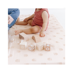 Imperfect | Rainbow Peach Organic Cotton Mat