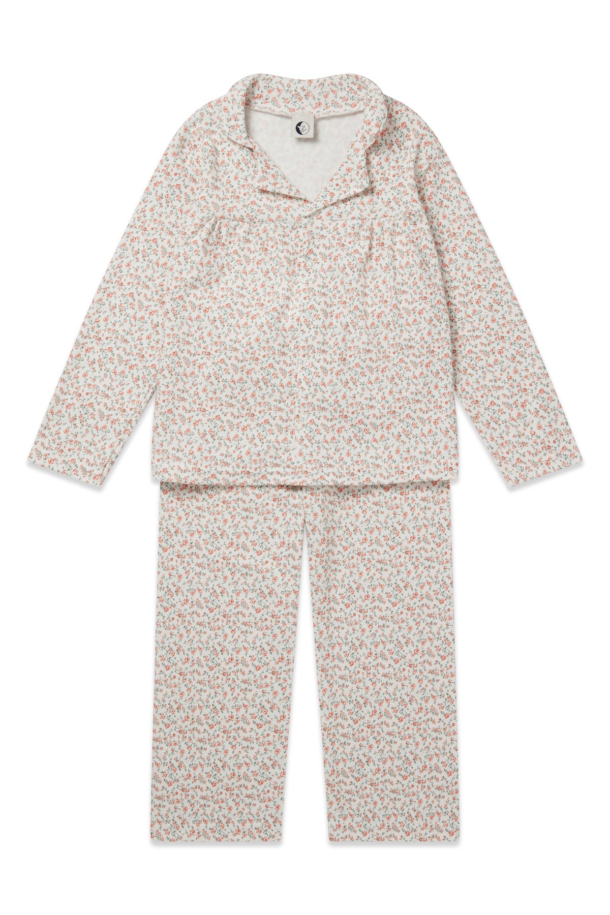 SECONDS* GIRLS WIDE TROUSER PYJAMA SET | ROSY