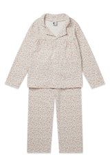 SECONDS* GIRLS WIDE TROUSER PYJAMA SET | ROSY