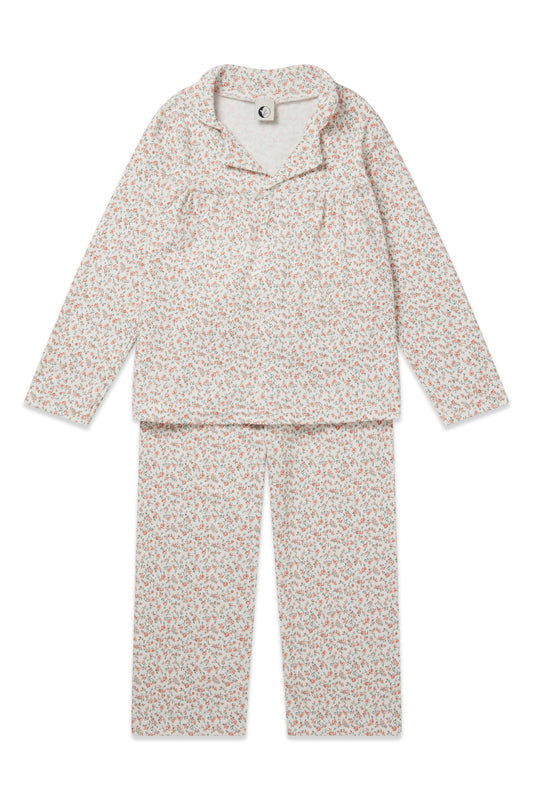 GIRLS WIDE TROUSER PYJAMA SET | ROSY