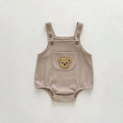Wow Summer Bear Dungarees