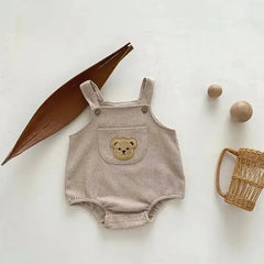 Wow Summer Bear Dungarees