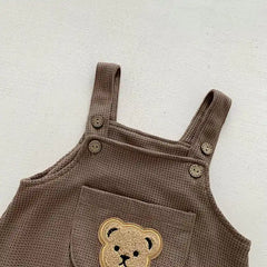 Wow Summer Bear Dungarees