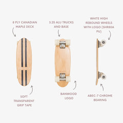 BANWOOD SKATEBOARD - NAVY BLUE