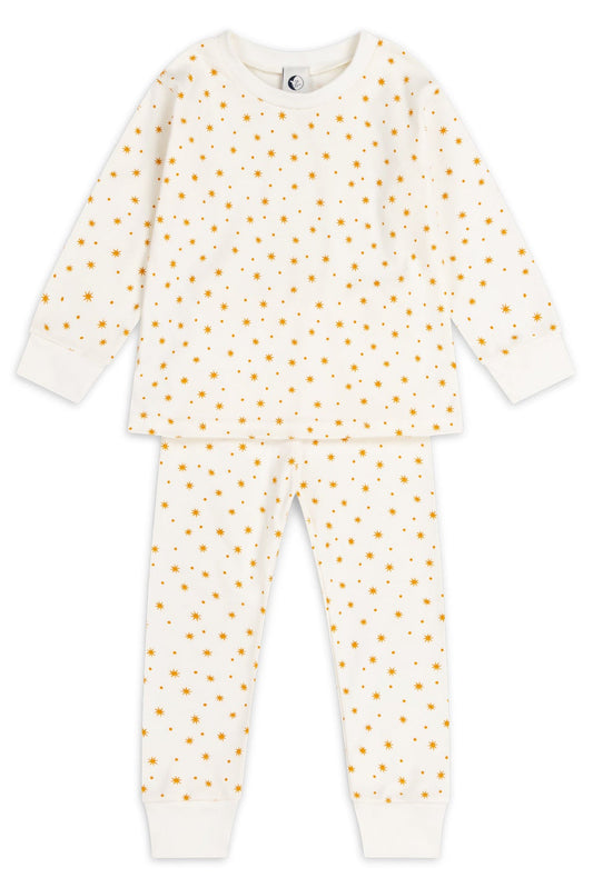 KIDS CLASSIC PYJAMA SET | CARAMEL STAR & DOT