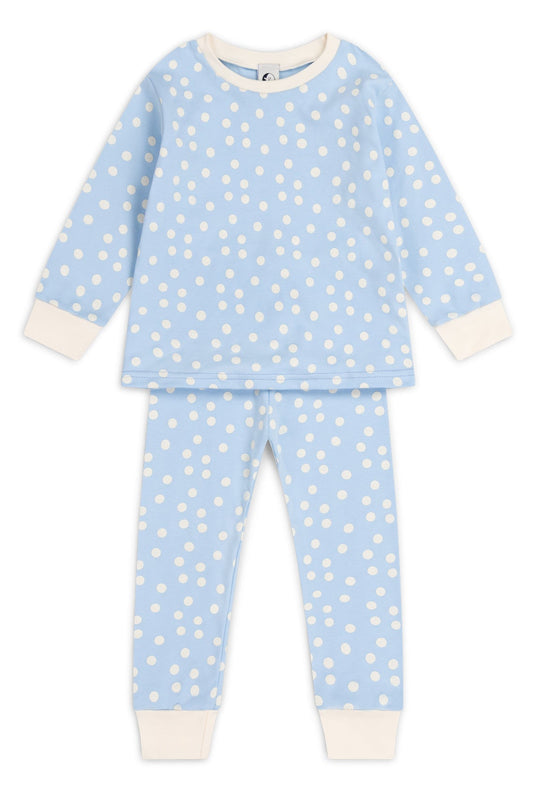 KIDS TODDLER PYJAMA SET | DOTTY BLUE