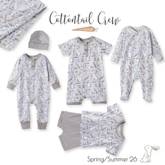 Cottontail Crew Bamboo Henley Easter Romper for Baby