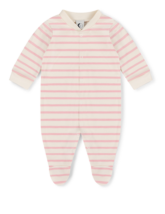 BABY SLEEPSUIT | PINK BRETON