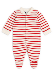 BABY SLEEPSUIT | RED BRETON