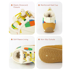 Snowy Mosaic - Kids Winter Boots