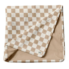 Imperfect | Checker Toffee Organic Cotton Cover