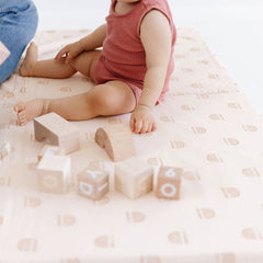 Imperfect | Rainbow Peach Organic Cotton Mat