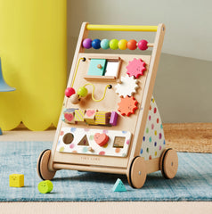 Rainbow Baby Walker & Activity Cube Developmental Playset