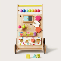 Rainbow Baby Walker & Activity Cube Developmental Playset