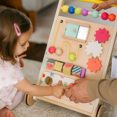 Rainbow Baby Walker & Activity Cube Developmental Playset