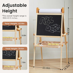Tiny Land® Caramel Magnitales Easel & Paper Roll Set