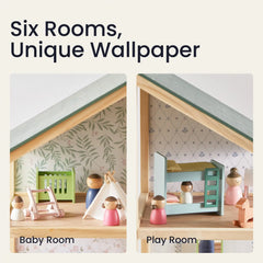 Tiny Land® Sweetwood Dollhouse without Dolls