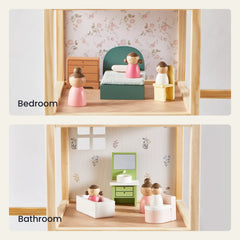 Tiny Land® Sweetwood Dollhouse without Dolls