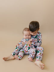 Bamboo Zip Romper | Christmas Vibes
