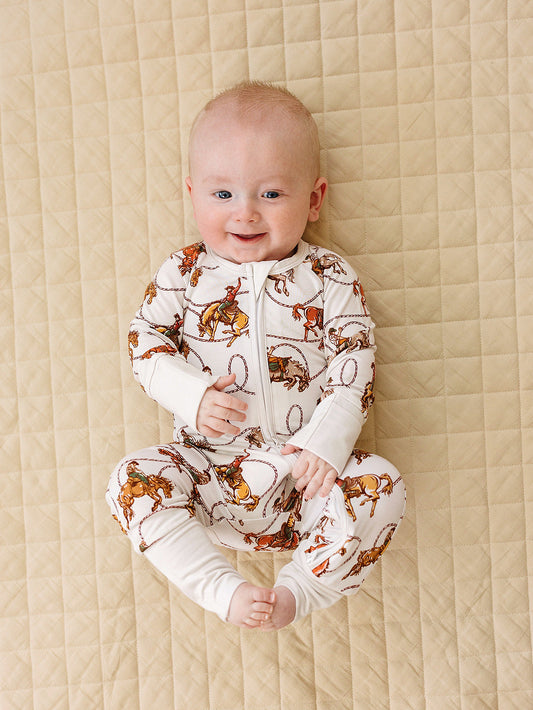 Bamboo Zip Romper | Rodeo Club