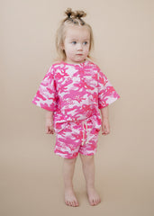 Shorts Set | Camo Leopard