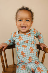 Bamboo Two Piece Set | Gingerbread Gingham