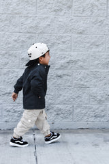 REMOVABLE HOODIE BANXS JACKET - CHARCOAL