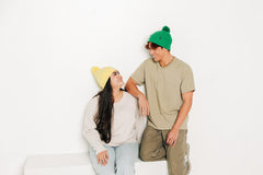 Letter Pom Pom Hat