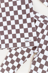 BAMBOO - BRONZE CHECKERED 2 PC