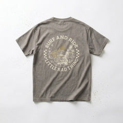 SURF N RIDE TEE - FADED GRAY