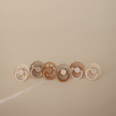 FRIGG Natural Rubber Pacifier 6-Pack