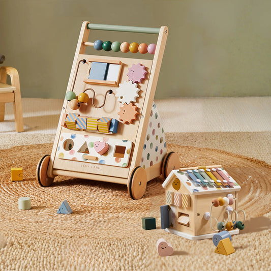 Complete Development Playset — Baby Walker + Activity Cube