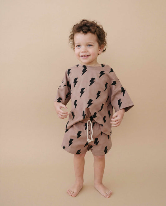 Shorts Set | Mocha Bolts