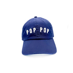 Pop Pop Baseball Hat (one line)