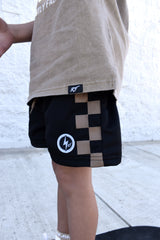 ALL DAY CHECK SHORTS - ONYX DRIFT
